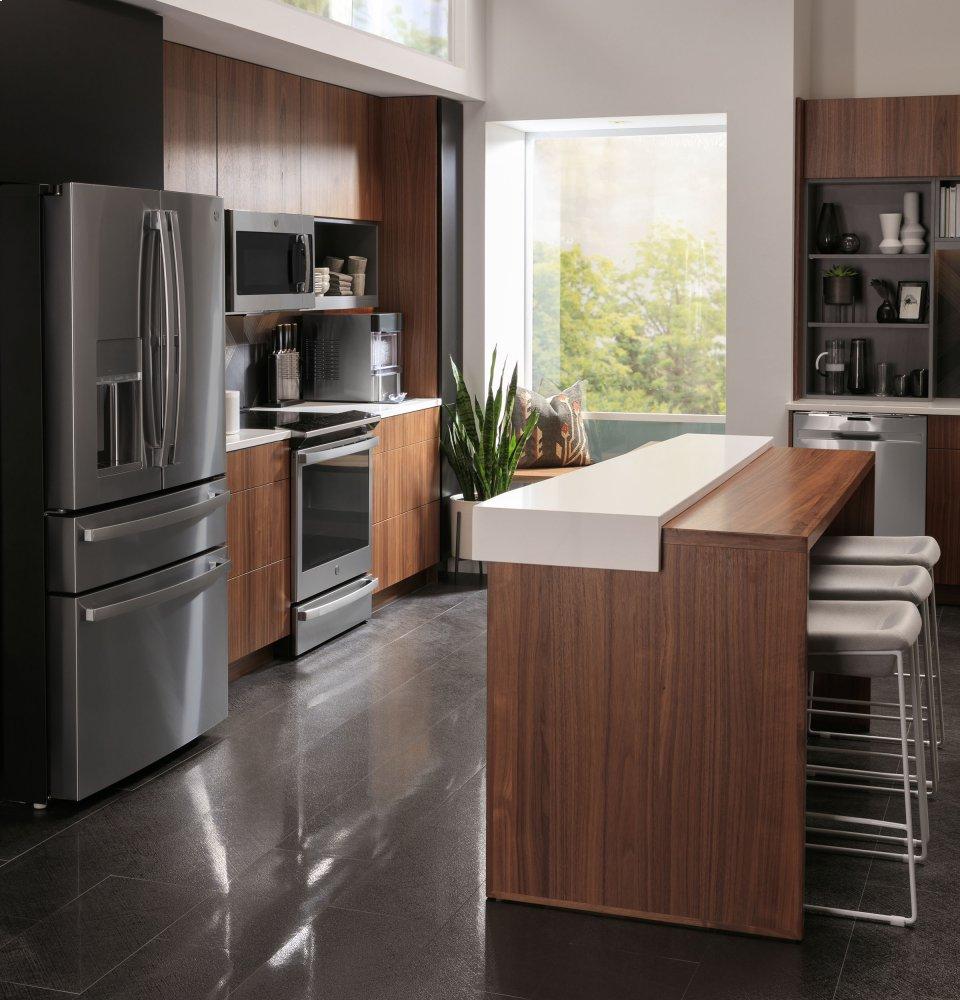 Ge Appliances PVD28BYNFS Ge Profile™ 27.9 Cu. Ft. Smart Fingerprint Resistant 4-Door French-Door Refrigerator With Door In Door