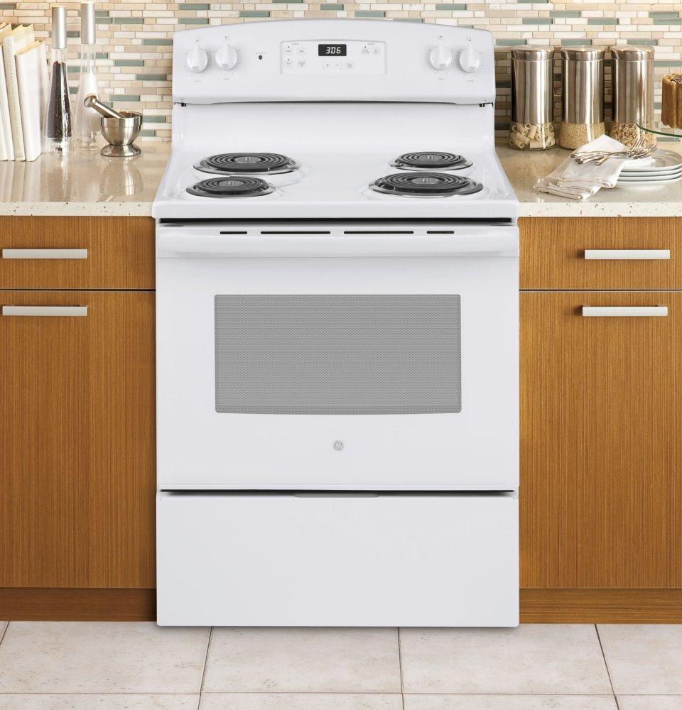 Ge Appliances JBS360DMWW Ge® 30" Free-Standing Electric Range