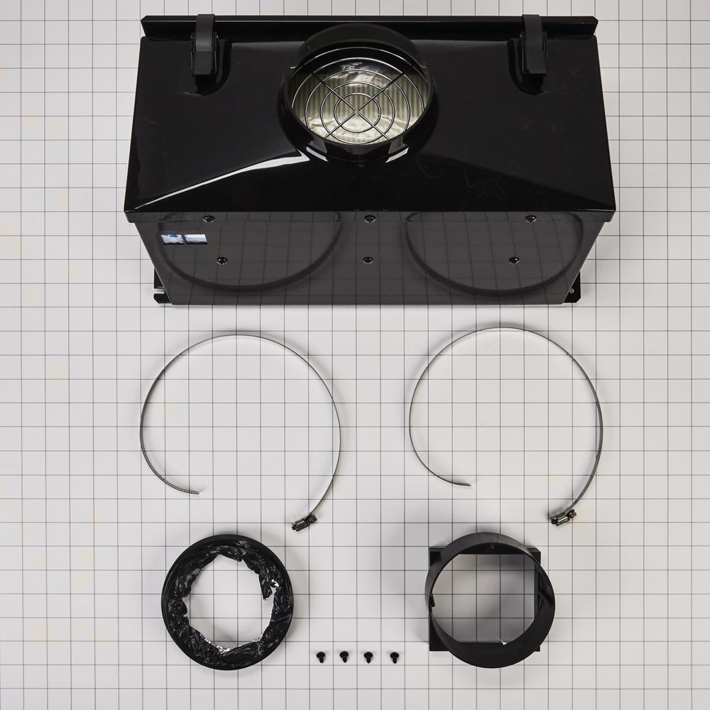 Jennair W10620783 Ductless Downdraft Vent Kit, Black