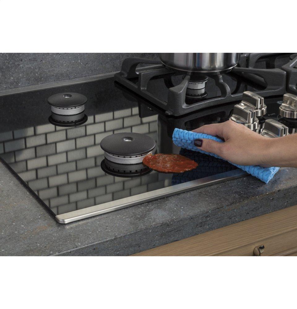 Ge Appliances JGP5536SLSS Ge® 36" Built-In Gas On Glass Cooktop With 5 Burners And Dishwasher Safe Grates
