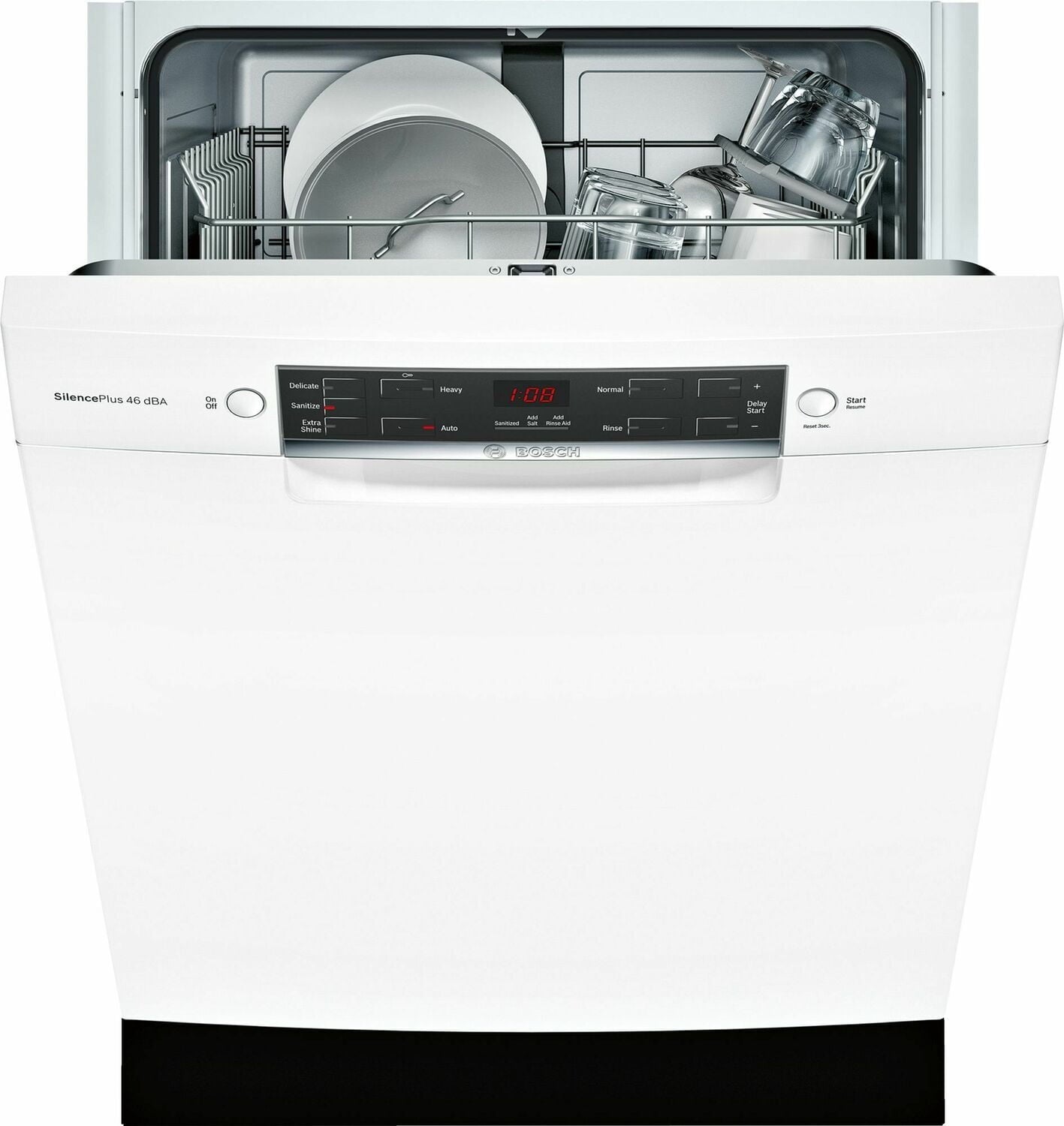 Bosch SGE53X52UC 300 Series Dishwasher 24'' White Sge53X52Uc