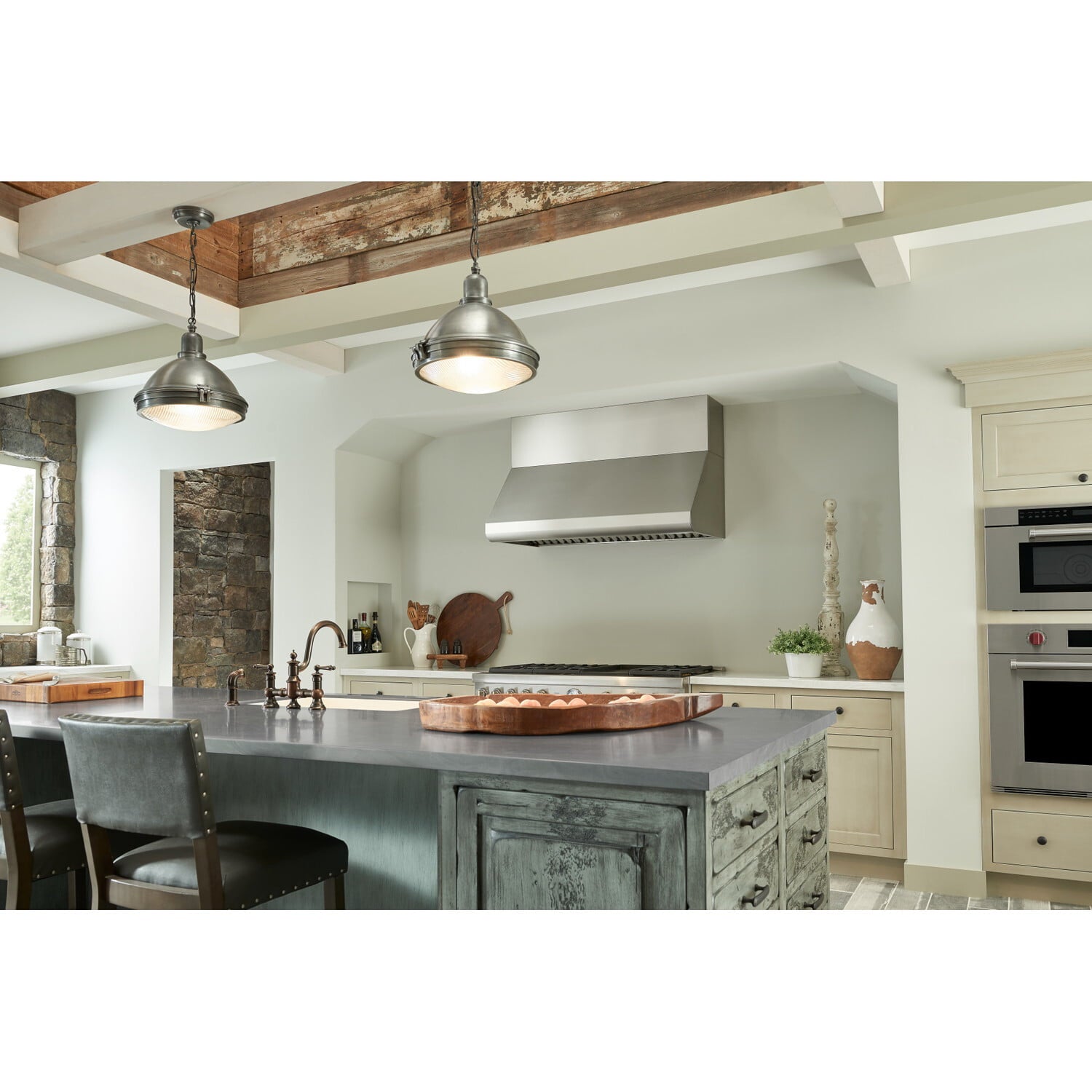 Broan E6048TSS Broan® 48-Inch Convertible Wall-Mount Canopy Range Hood W/ Heat Sentry , 1200 Cfm, Stainless Steel