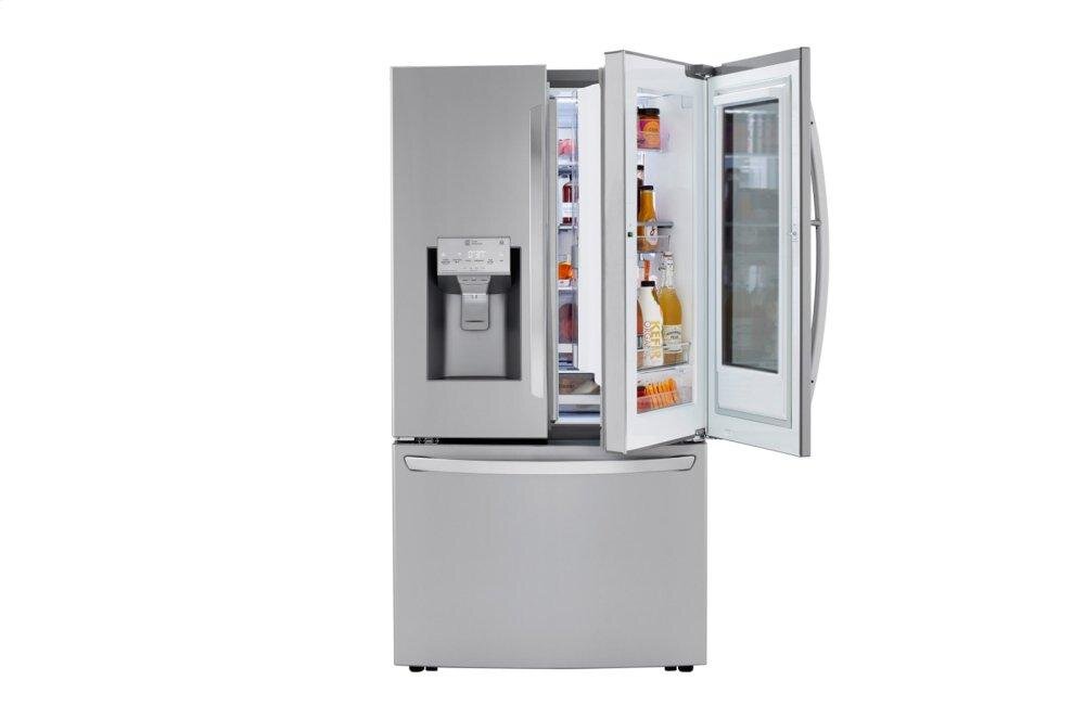 Lg LRFVS3006S 30 Cu. Ft. Smart Wi-Fi Enabled Instaview™ Door-In-Door® Refrigerator With Craft Ice™ Maker