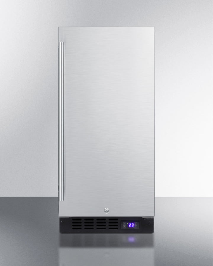Summit SCFF1533BSS 15" Built-In All-Freezer