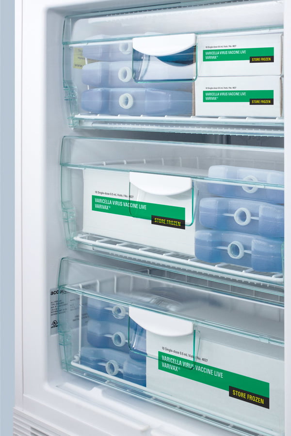 Summit VT65MLBIMED2 Built-In Undercounter Medical/Scientific -25 C Capable All-Freezer With Front Control Panel Equipped With A Digital Thermostat And Nist Calibrated Thermometer/Alarm