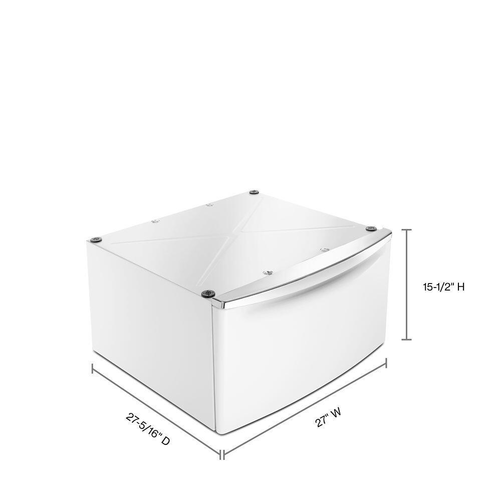 Maytag XHPC155XW 15.5" Pedestal For Front Load Washer And Dryer With Storage