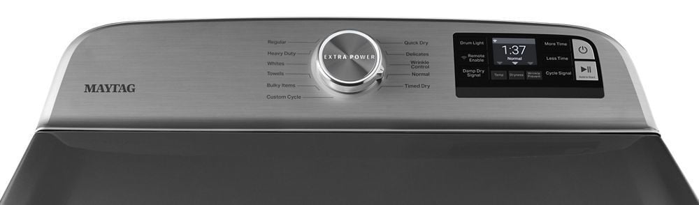 Maytag MGD6230HC Smart Capable Top Load Gas Dryer With Extra Power Button - 7.4 Cu. Ft.