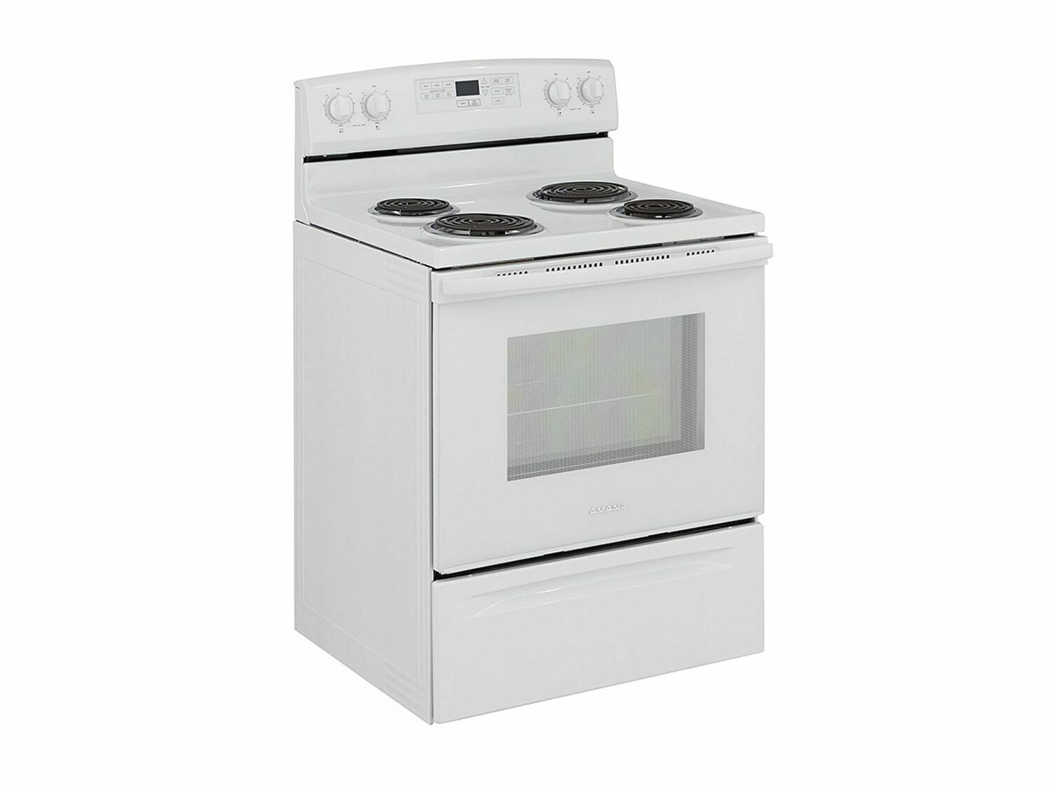 Amana ACR4503SFW 30-Inch Electric Range With Self-Clean Option - White
