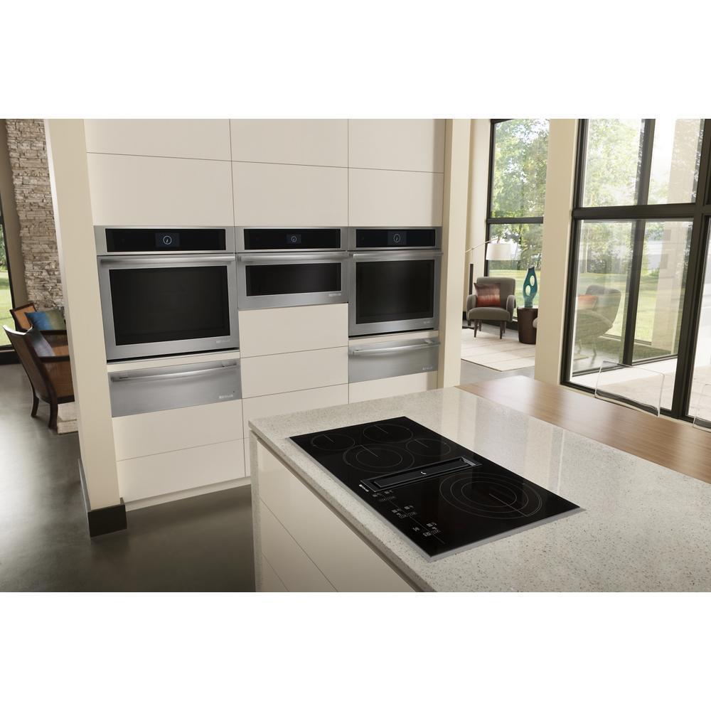 Jennair JED4536KS 36" Lustre Trim Electric Radiant Downdraft Cooktop With Tap Touch Controls
