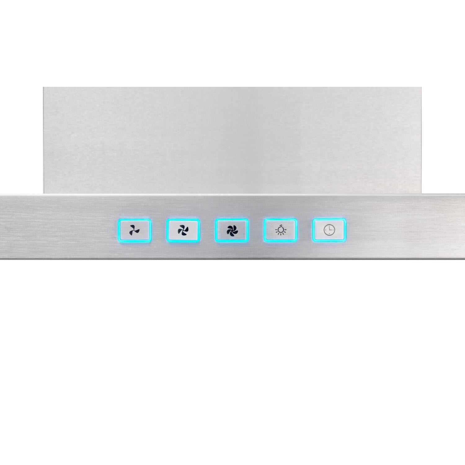 Broan BWT1304SS Broan® 30-Inch Convertible Wall-Mount T-Style Chimney Range Hood, 450 Max Cfm, Stainless Steel