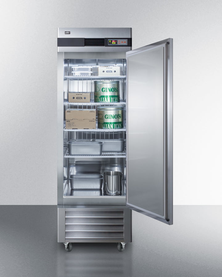 Summit SCFF237 23 Cu.Ft. Commercial Reach-In All-Freezer In Complete Stainless Steel