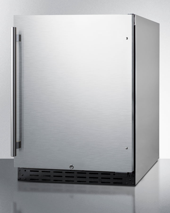 Summit AL55CSS 24" Wide Built-In All-Refrigerator, Ada Compliant