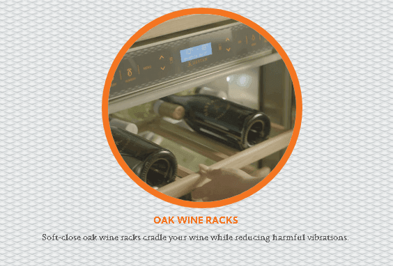 Hestan KWCR24OV 24" Wine Cellar - Right Hinge - Custom Wood Panel Ready