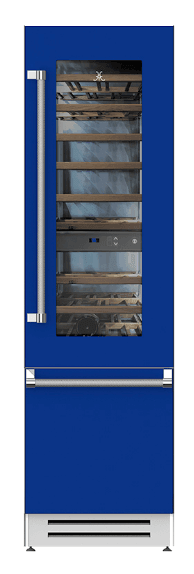 Hestan KRWR24BU 24" Wine Refrigerator - Right Hinge - Blue / Prince