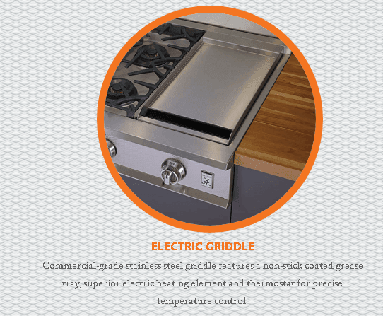 Hestan KRT485GDNGTQ 48" 5-Burner Rangetop With 12" Griddle - Natural Gas - Turquoise / Bora Bora