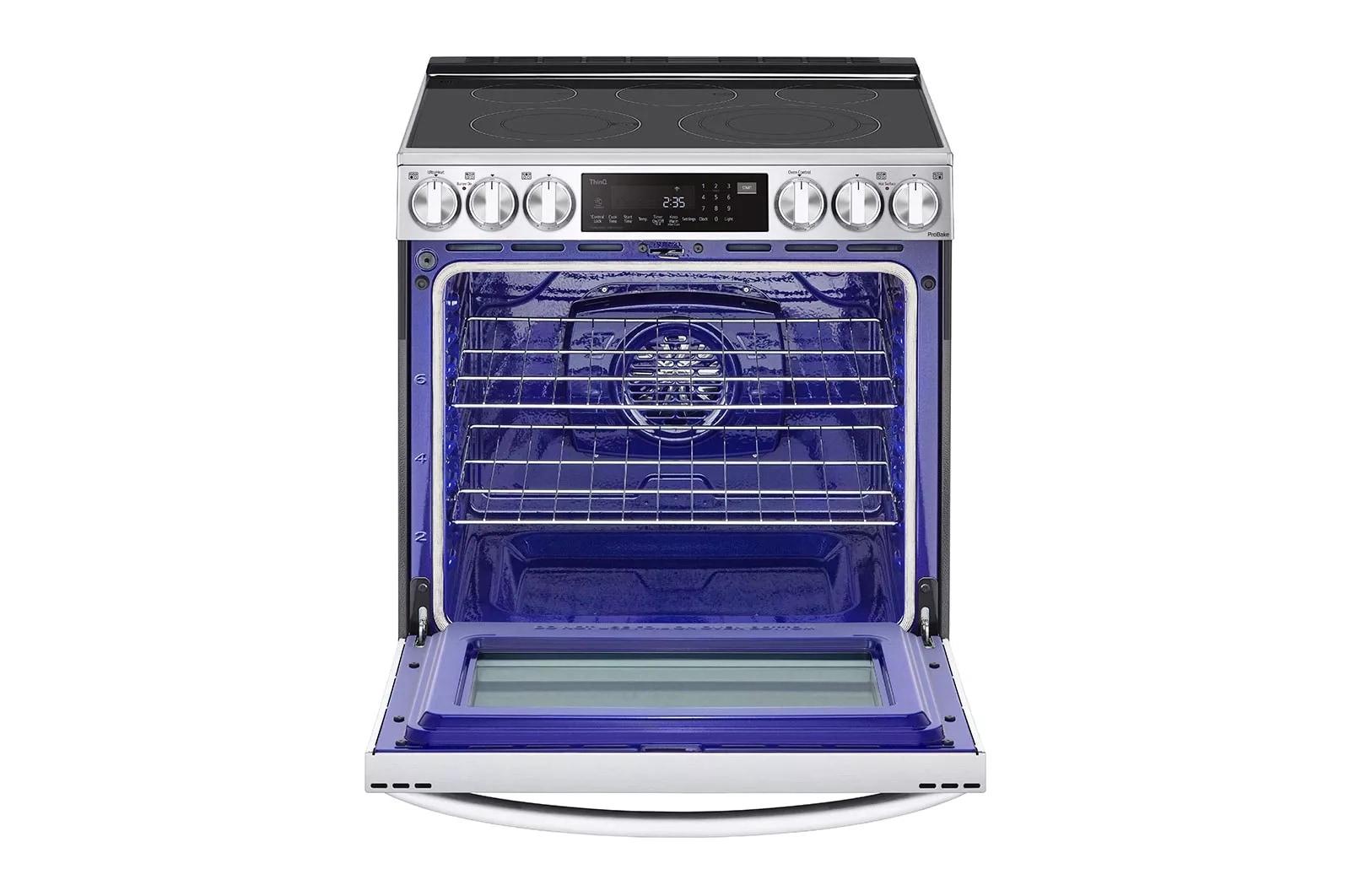 Lg LSEL6335FE 6.3 Cu Ft. Smart Wi-Fi Enabled Probake Convection® Instaview® Electric Slide-In Range With Air Fry