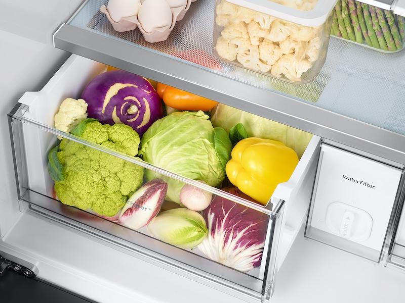 Samsung RF23BB8200QL Bespoke 4-Door French Door Refrigerator (23 Cu. Ft.) With Autofill Water Pitcher In Stainless Steel