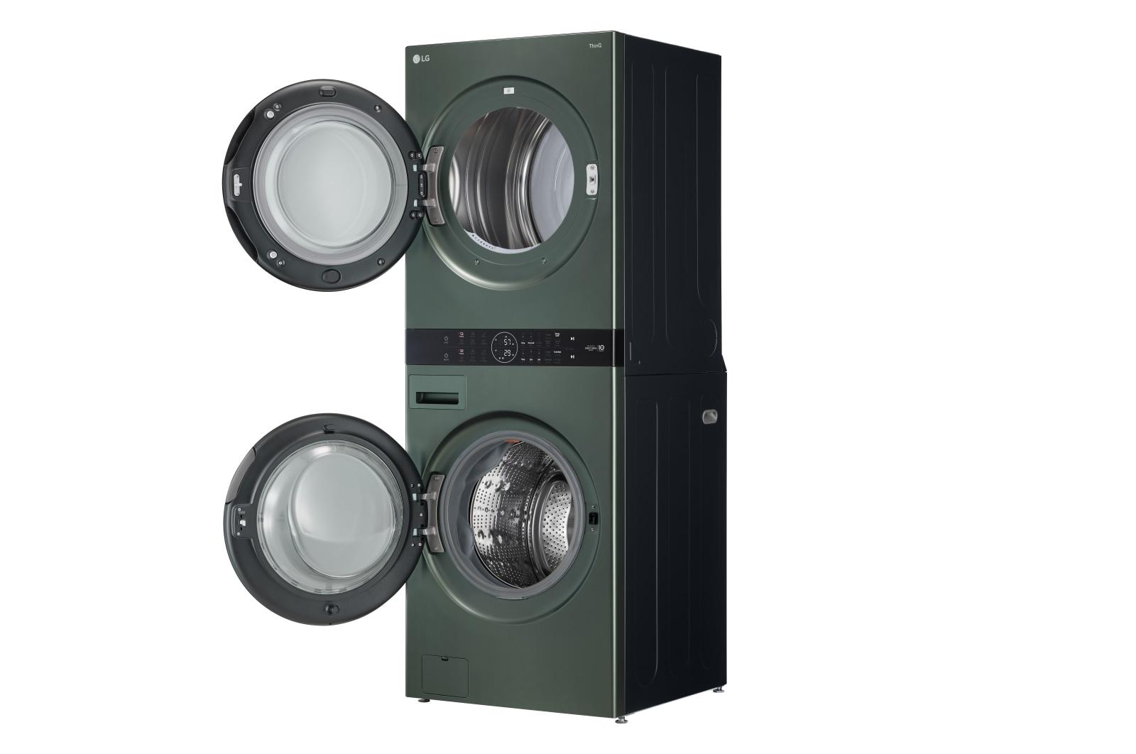 Lg WKGX201HGA Single Unit Front Load Lg Washtower™ With Center Control™ 4.5 Cu. Ft. Washer And 7.4 Cu. Ft. Gas Dryer