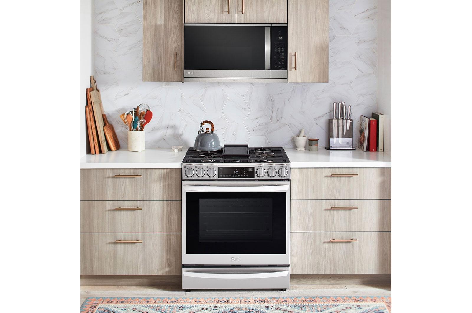 Lg MVEL2125F 2.1 Cu. Ft. Smart Wi-Fi Enabled Over-The-Range Microwave Oven With Extendavent® 2.0 & Easyclean®