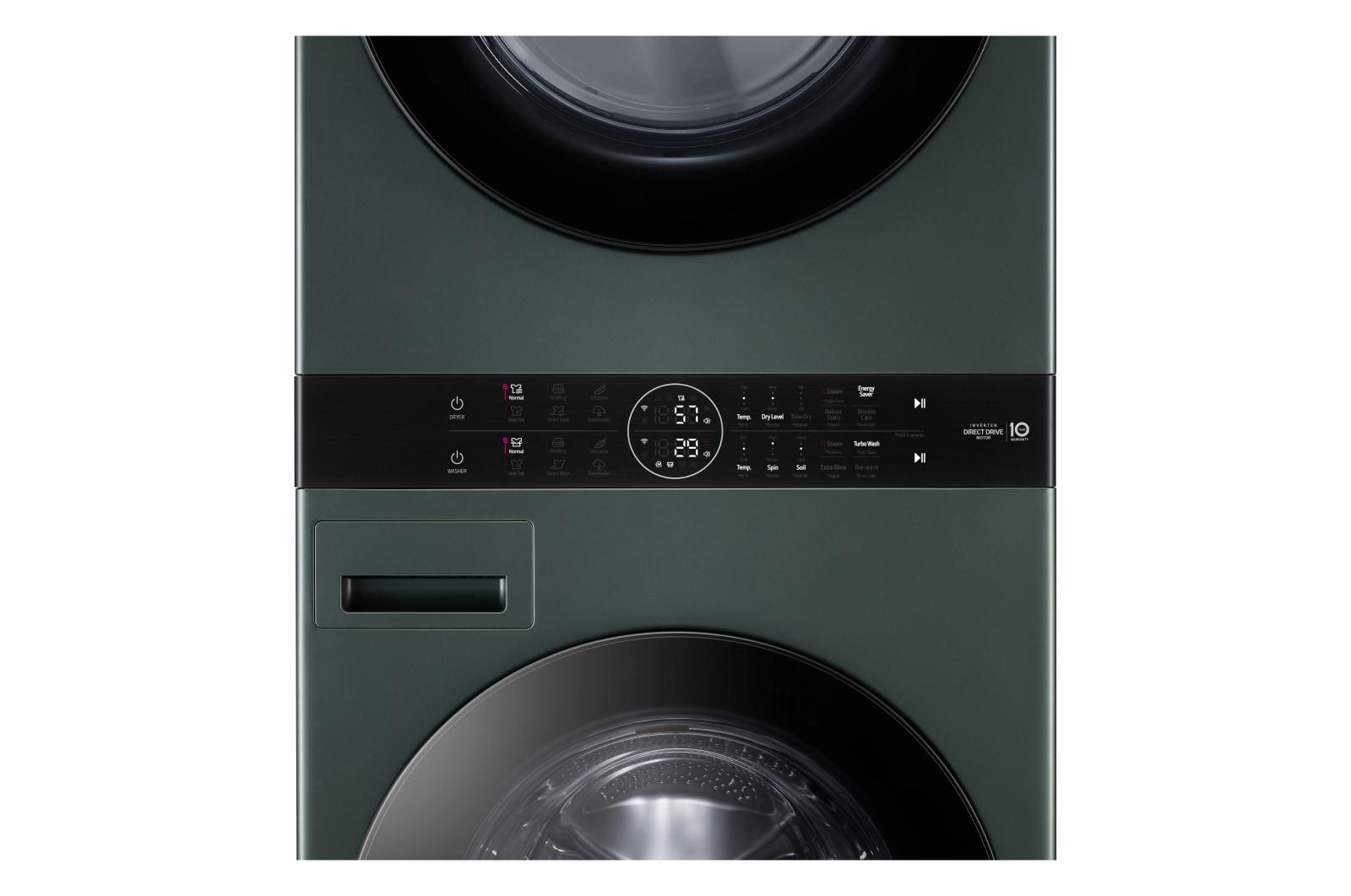 Lg WKGX201HGA Single Unit Front Load Lg Washtower™ With Center Control™ 4.5 Cu. Ft. Washer And 7.4 Cu. Ft. Gas Dryer