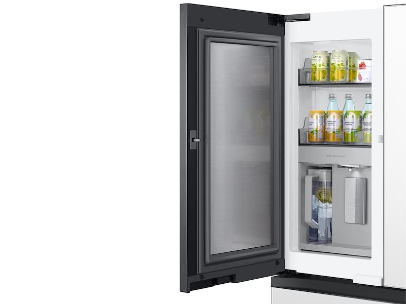 Samsung RF29BB860012 Bespoke 4-Door French Door Refrigerator (29 Cu. Ft.) With Beverage Center™ In White Glass