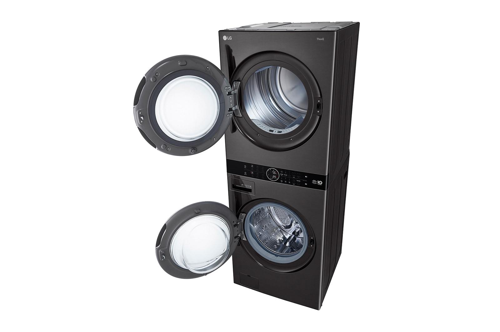 Lg WKHC202HBA Single Unit Lg Washtower™ With Center Control™ 4.5 Cu. Ft. Front Load Washer And 7.2 Cu. Ft. Front Load Ventless Dryer