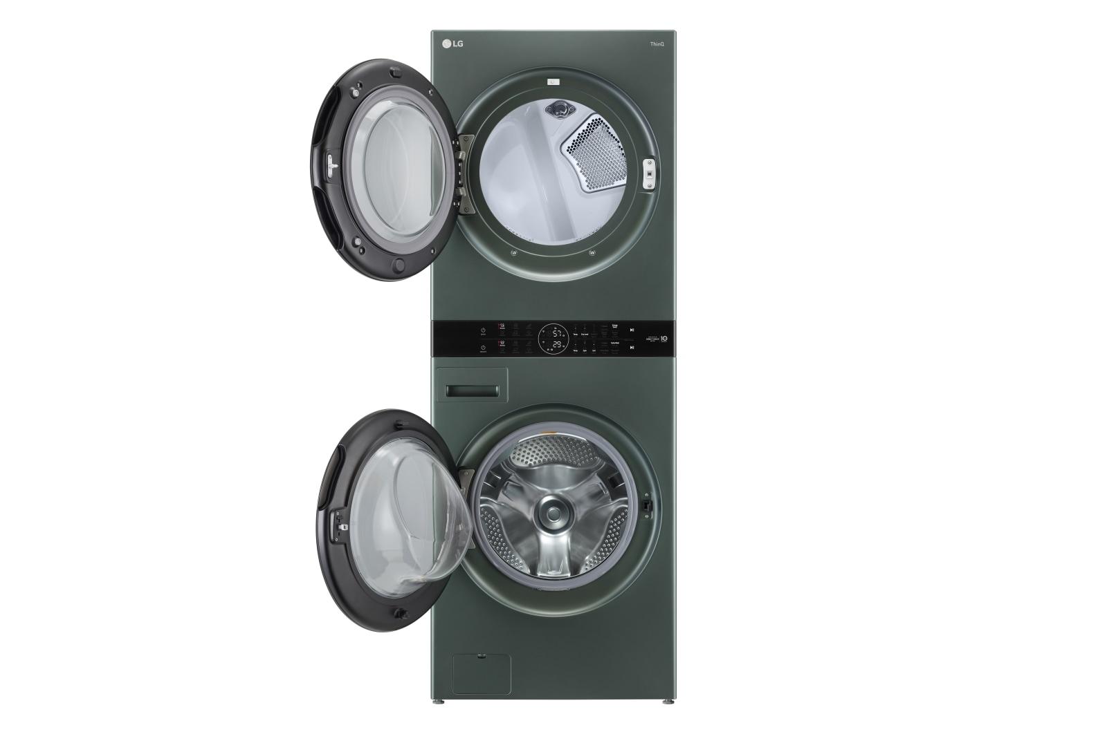 Lg WKGX201HGA Single Unit Front Load Lg Washtower™ With Center Control™ 4.5 Cu. Ft. Washer And 7.4 Cu. Ft. Gas Dryer