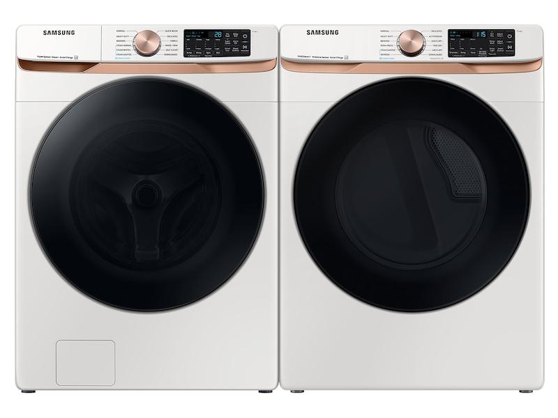 Samsung WF50BG8300AE 5.0 Cu. Ft. Extra Large Capacity Smart Front Load Washer With Super Speed Wash And Steam In Ivory