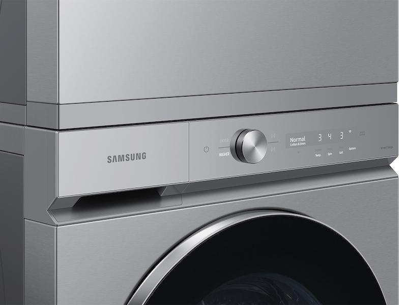 Samsung DVG53BB8900T Bespoke 7.6 Cu. Ft. Ultra Capacity Gas Dryer With Ai Optimal Dry And Super Speed Dry In Silver Steel