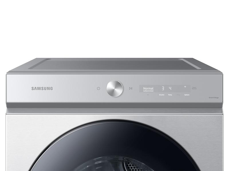 Samsung DVG53BB8700T Bespoke 7.6 Cu. Ft. Ultra Capacity Gas Dryer With Super Speed Dry And Ai Smart Dial In Silver Steel