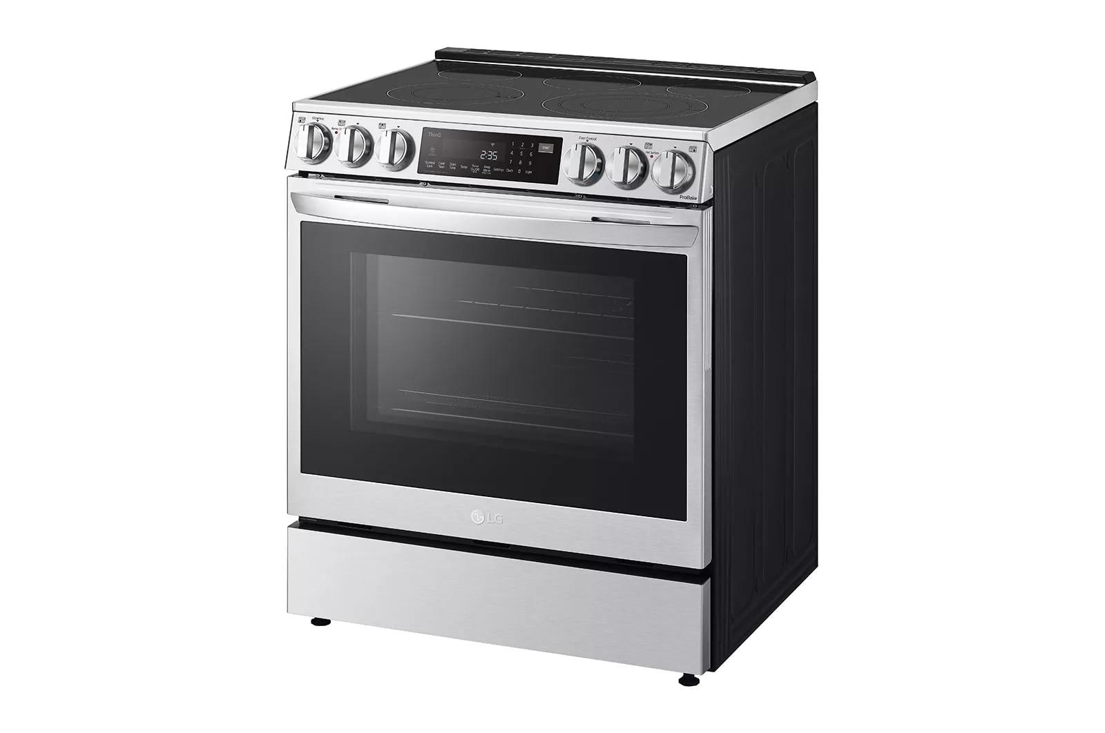 Lg LSEL6335FE 6.3 Cu Ft. Smart Wi-Fi Enabled Probake Convection® Instaview® Electric Slide-In Range With Air Fry