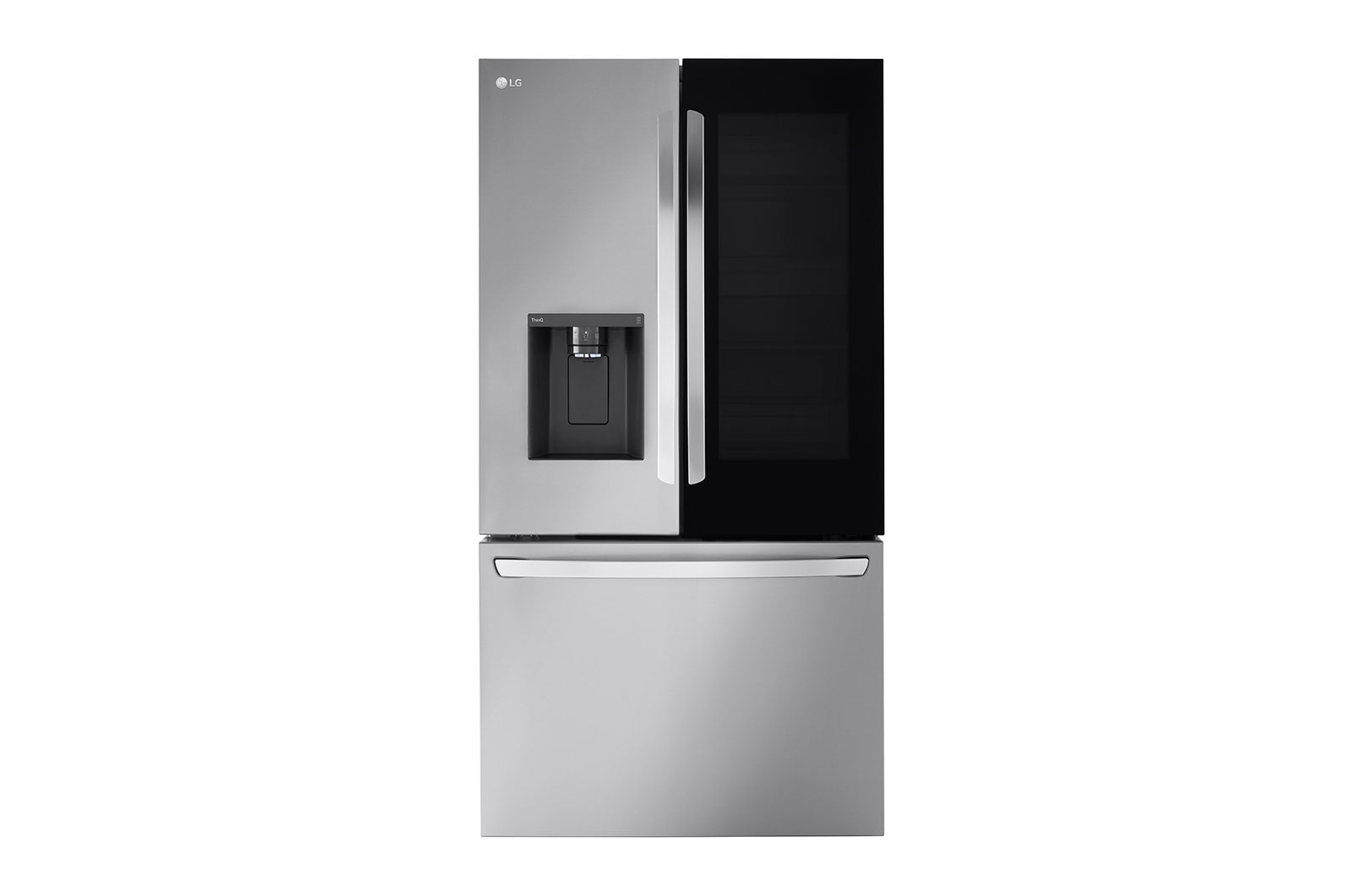 Lg LRFOC2606S 26 Cu. Ft. Smart Instaview® Counter-Depth Max French Door Refrigerator