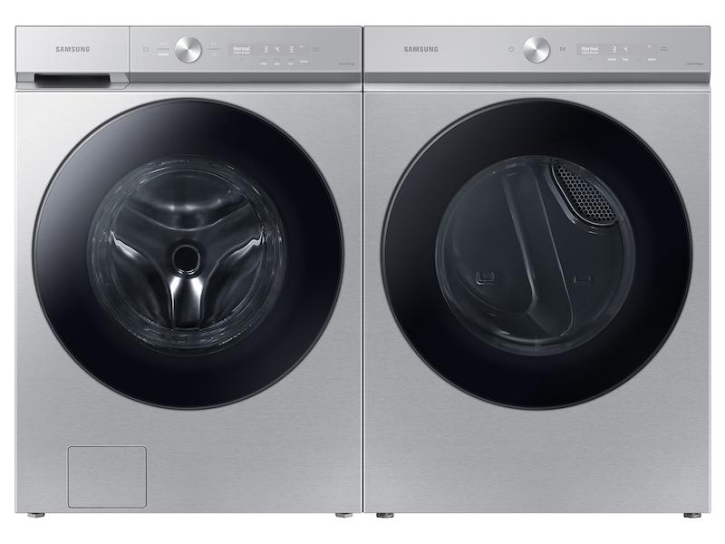 Samsung DVG53BB8700T Bespoke 7.6 Cu. Ft. Ultra Capacity Gas Dryer With Super Speed Dry And Ai Smart Dial In Silver Steel