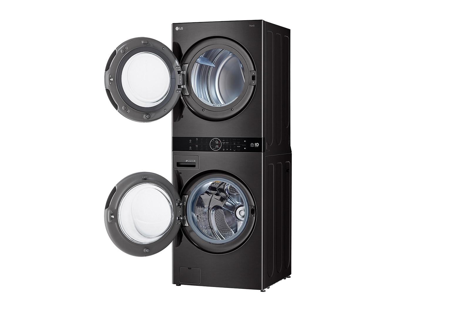 Lg WKHC202HBA Single Unit Lg Washtower™ With Center Control™ 4.5 Cu. Ft. Front Load Washer And 7.2 Cu. Ft. Front Load Ventless Dryer