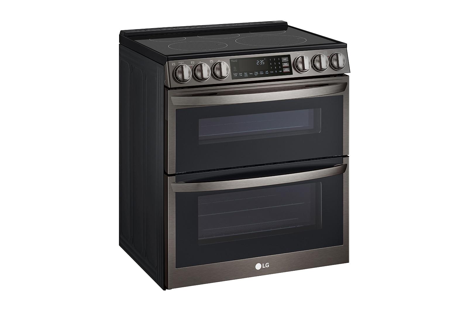 Lg LTEL7337D 7.3 Cu. Ft. Smart Instaview® Electric Double Oven Slide-In Range With Probake® Convection, Air Fry, And Air Sous Vide