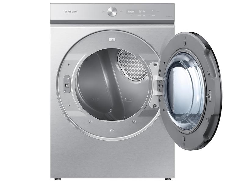Samsung DVG53BB8700T Bespoke 7.6 Cu. Ft. Ultra Capacity Gas Dryer With Super Speed Dry And Ai Smart Dial In Silver Steel