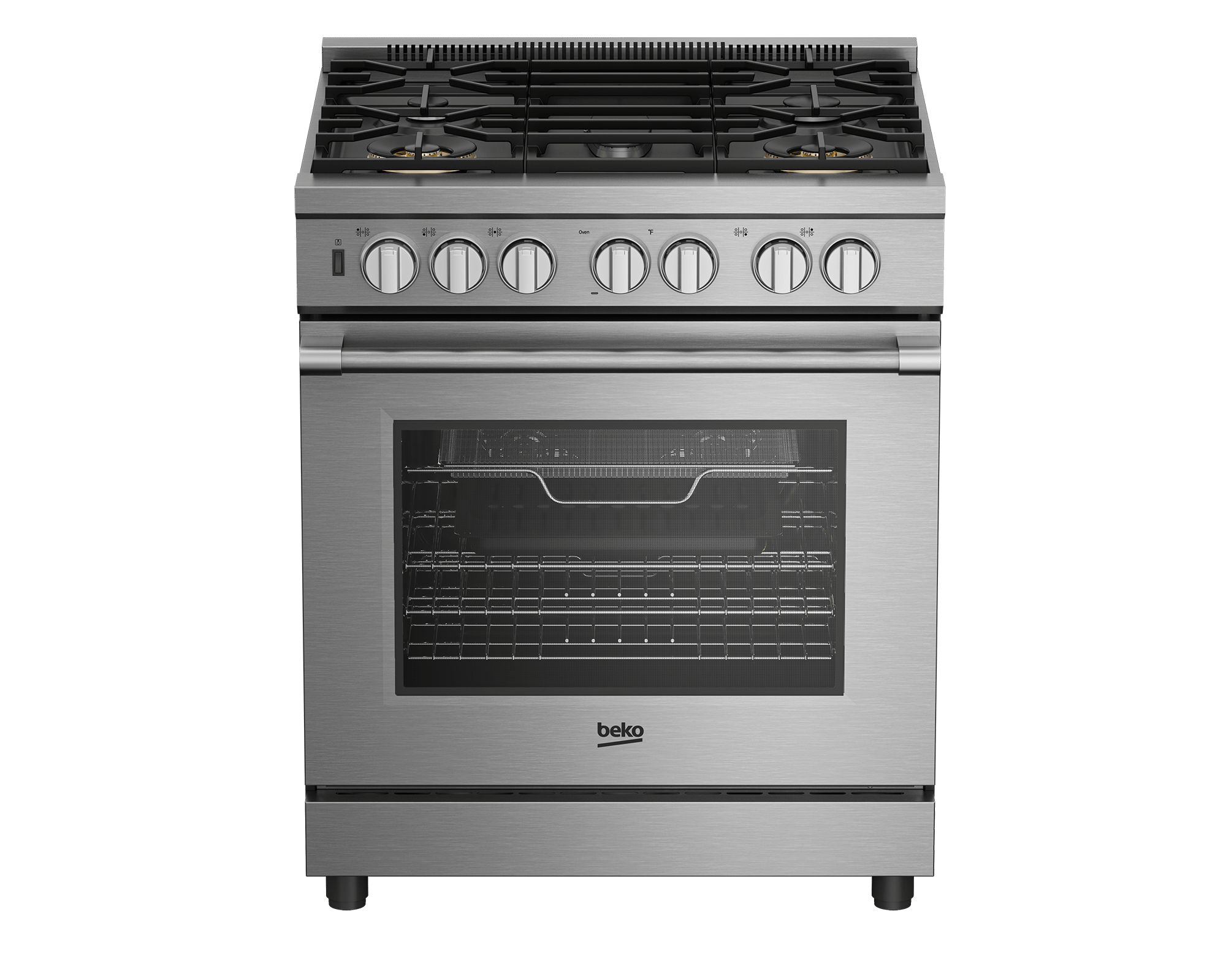 Beko PRDF34552SS 30" Stainless Steel Pro-Style Dual Fuel Range