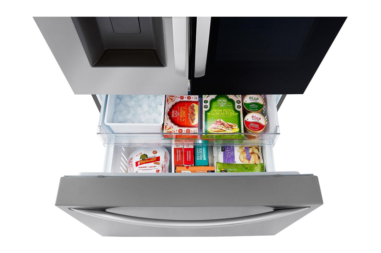 Lg LRFOC2606S 26 Cu. Ft. Smart Instaview® Counter-Depth Max French Door Refrigerator