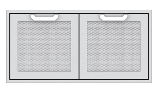 Hestan AGAD42RD Hestan 42" Double Access Doors Agad - Red (Custom Color: Matador)