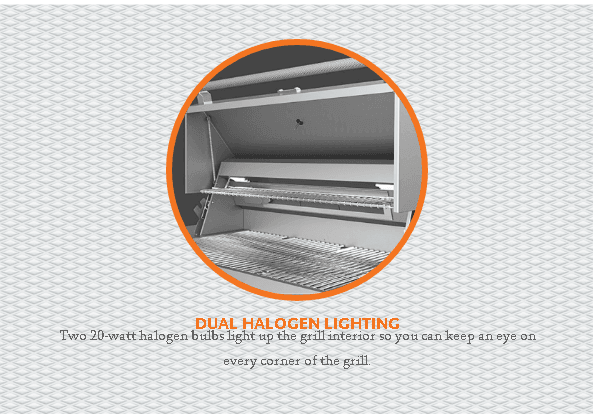 Hestan EABR42NGOR Aspire Series - 42" Natural Gas Built In Grill W/ U-Burners And Rotisserie - Citra / Orange