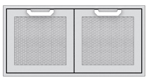 Hestan AGSD42YW Hestan 42" Double Storage Doors Agsd - Yellow (Custom Color: Sol)