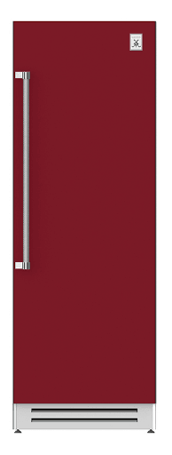 Hestan KFCR30BG 30" Column Freezer - Right Hinge - Burgundy / Tin Roof