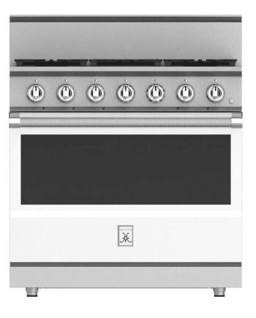 Hestan KRG365LPWH 36" 5-Burner All Gas Range - Liquid Propane - White / Froth