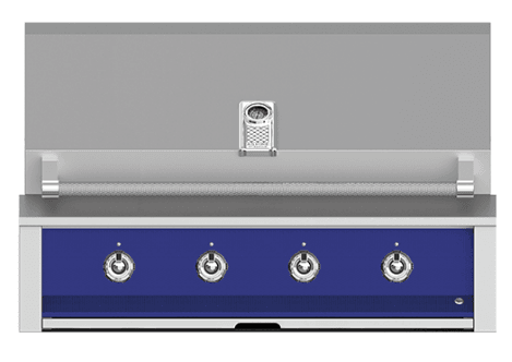 Hestan EMB42LPBU Aspire Series - 42" Liquid Propane Built In Grill W/ U-Burners And Sear Burner - Prince / Blue